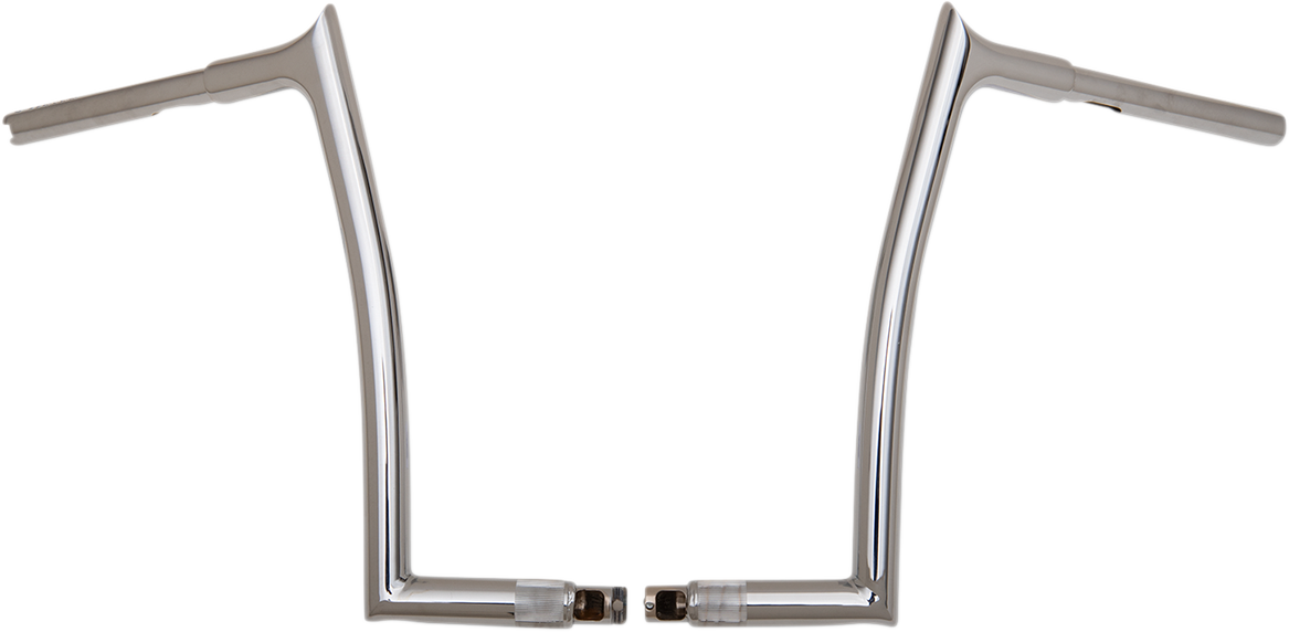 FAT BAGGERS INC. 1-1/4" EZ Install Pointed Top Handlebar - 14" - Chrome 906014