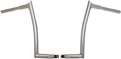FAT BAGGERS INC. 1-1/4" EZ Install Pointed Top Handlebar - 14" - Chrome 906014