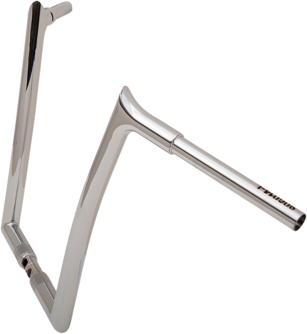 FAT BAGGERS INC. 1-1/4" EZ Install Pointed Top Handlebar - 14" - Chrome 906014