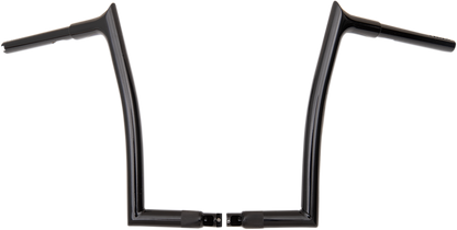 FAT BAGGERS INC. 1-1/4" EZ Install Pointed Top Handlebar - 14" - Black 906014-B