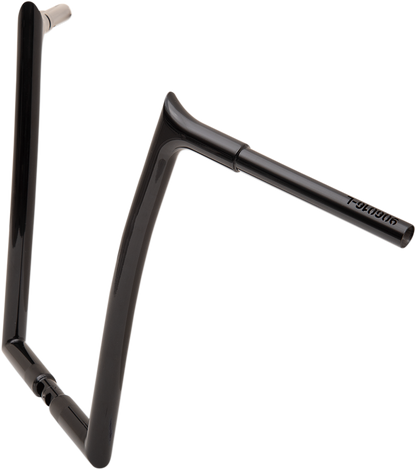 FAT BAGGERS INC. 1-1/4" EZ Install Pointed Top Handlebar - 16" - Black 906016-B