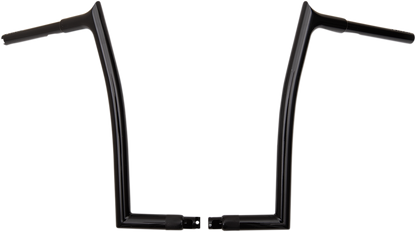 FAT BAGGERS INC. 1-1/4" EZ Install Pointed Top Handlebar - 16" - Black 906016-B
