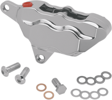 HAWG HALTERS 4-Piston Caliper - Front - Chrome LHSCC500