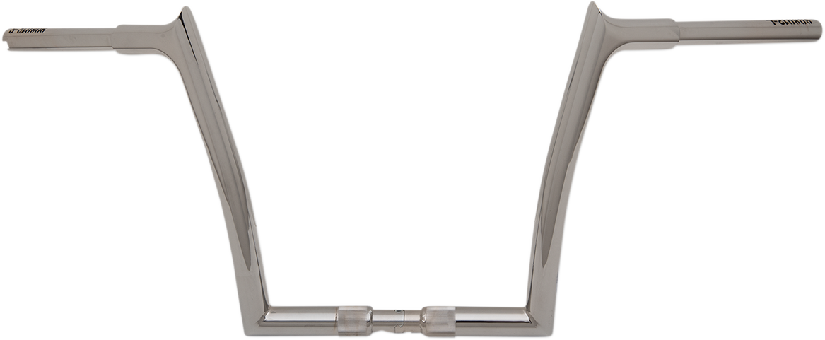 FAT BAGGERS INC. 1-1/4" EZ Install Pointed Top Handlebar - 12" - Chrome 908012