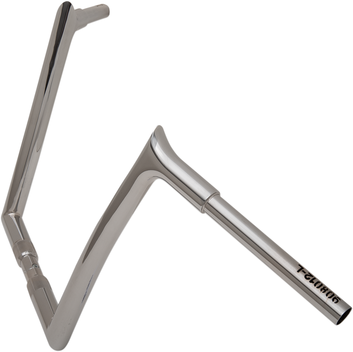 FAT BAGGERS INC. 1-1/4" EZ Install Pointed Top Handlebar - 12" - Chrome 908012