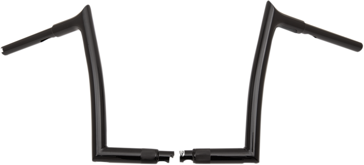 FAT BAGGERS INC. 1-1/4" EZ Install Pointed Top Handlebar - 12" - Black 908012-B