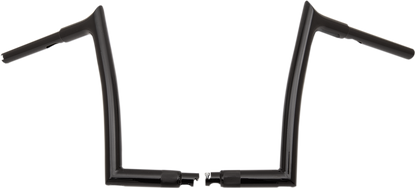 FAT BAGGERS INC. 1-1/4" EZ Install Pointed Top Handlebar - 12" - Black 908012-B