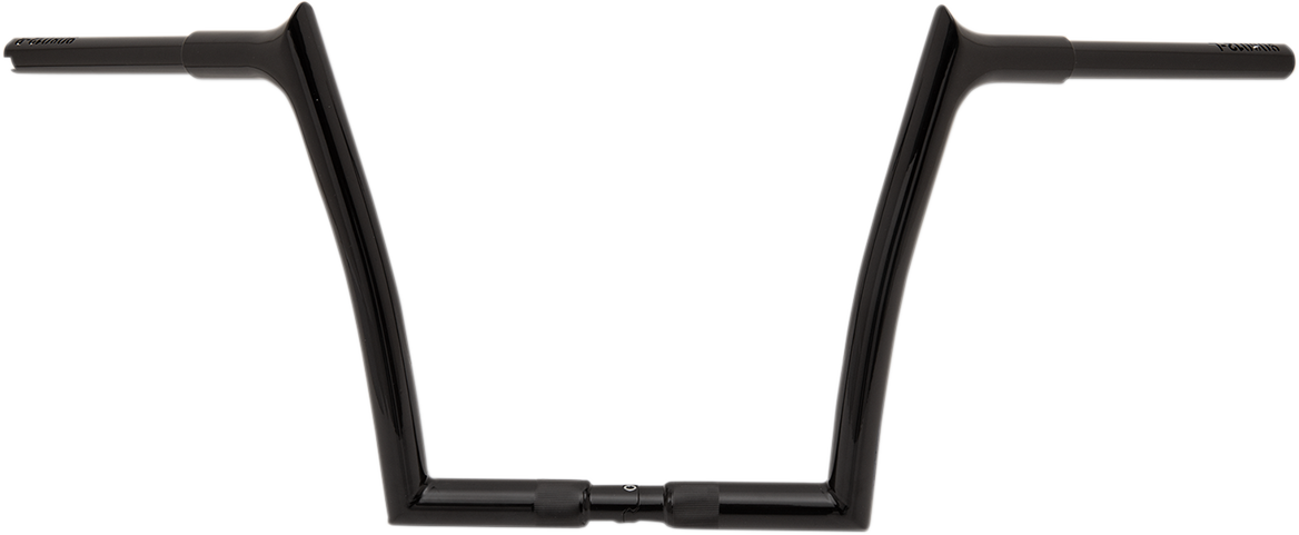 FAT BAGGERS INC. 1-1/4" EZ Install Pointed Top Handlebar - 12" - Black 908012-B