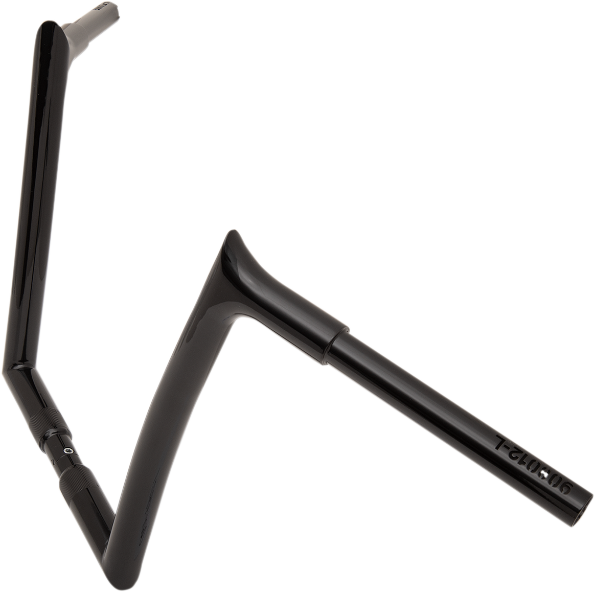 FAT BAGGERS INC. 1-1/4" EZ Install Pointed Top Handlebar - 12" - Black 908012-B