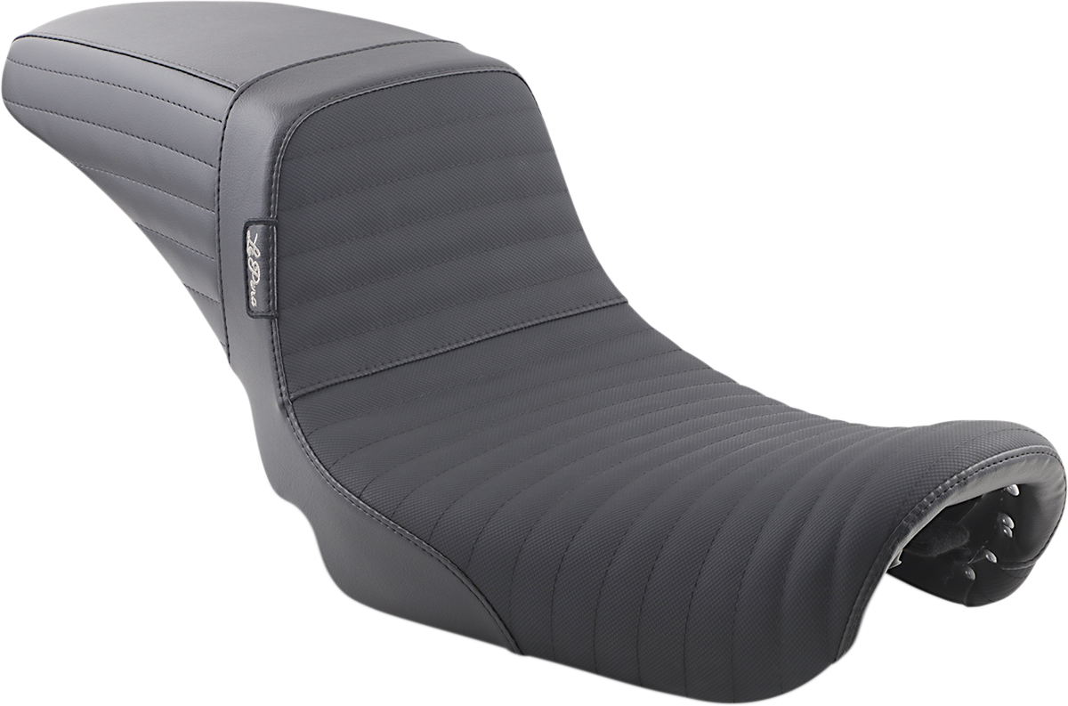 LE PERA Kickflip Daddy Long Legs Seat - Pleated w/ Gripp Tape - Black - FX '06-'17 LK-591DLPTGP