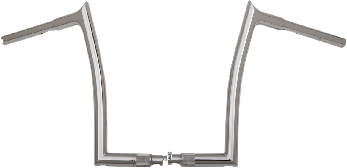 FAT BAGGERS INC. 1-1/4" EZ Install Pointed Top Handlebar - 14" - Chrome 908014