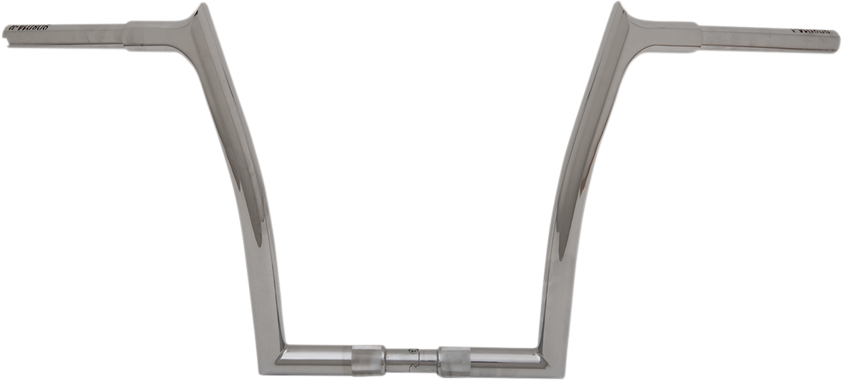 FAT BAGGERS INC. 1-1/4" EZ Install Pointed Top Handlebar - 14" - Chrome 908014