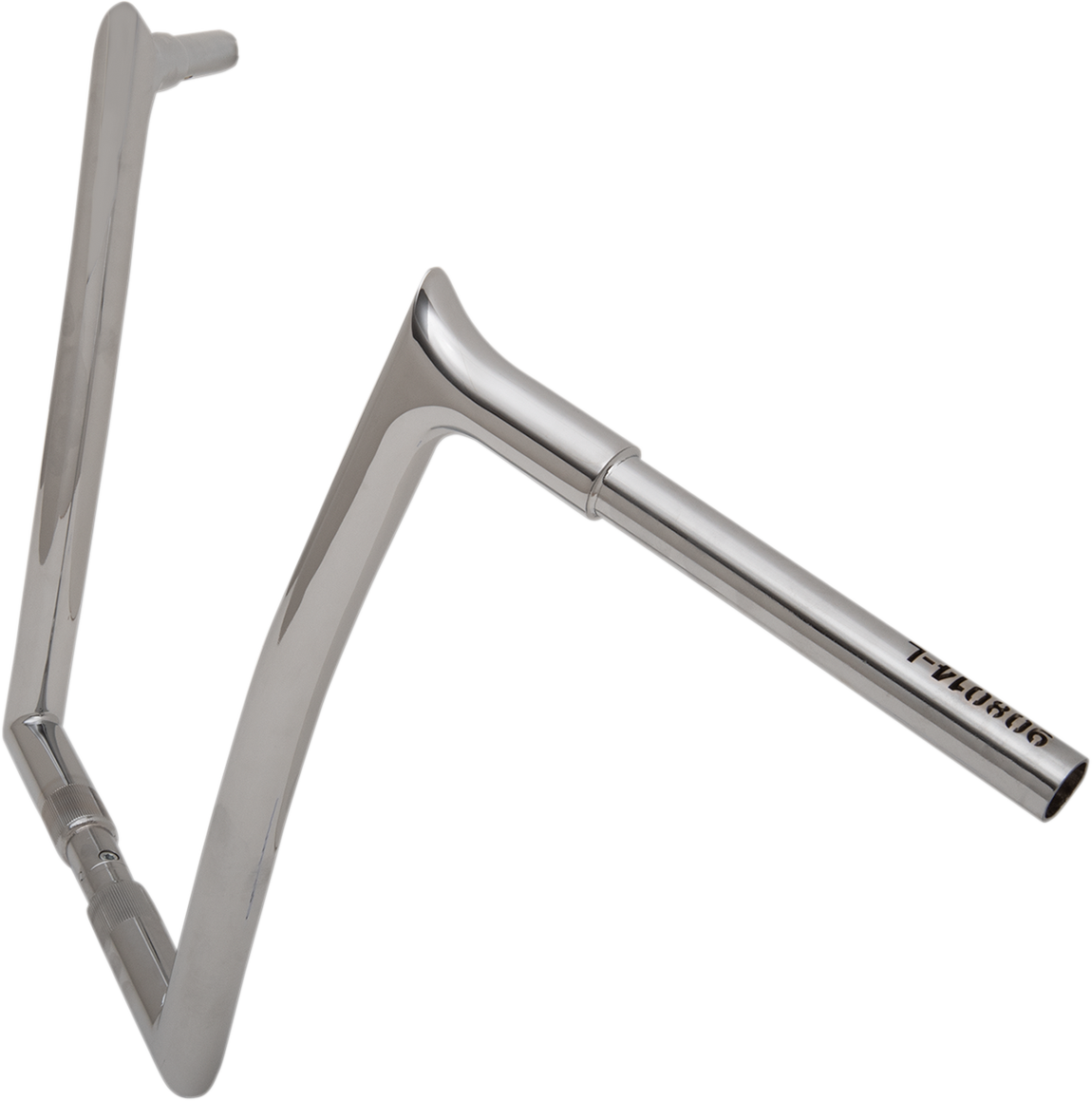 FAT BAGGERS INC. 1-1/4" EZ Install Pointed Top Handlebar - 14" - Chrome 908014