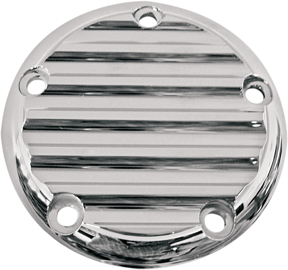 JOKER MACHINE Points Cover - Finned - 5 Hole - Chrome 02-99FN