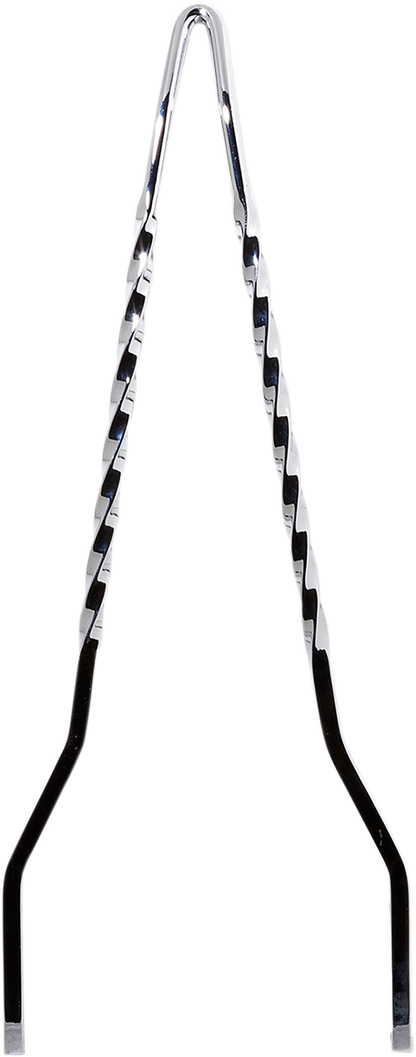CYCLE VISIONS Twisted Sticks Sissy Bar - Black - 30" CV-8042B