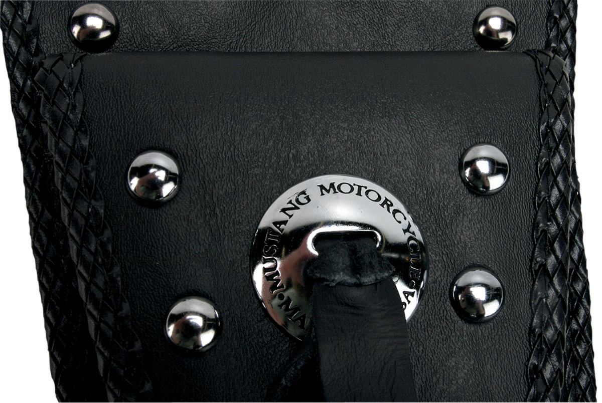 MUSTANG Pouch Tank Bib - Studded - Black - Honda 93303