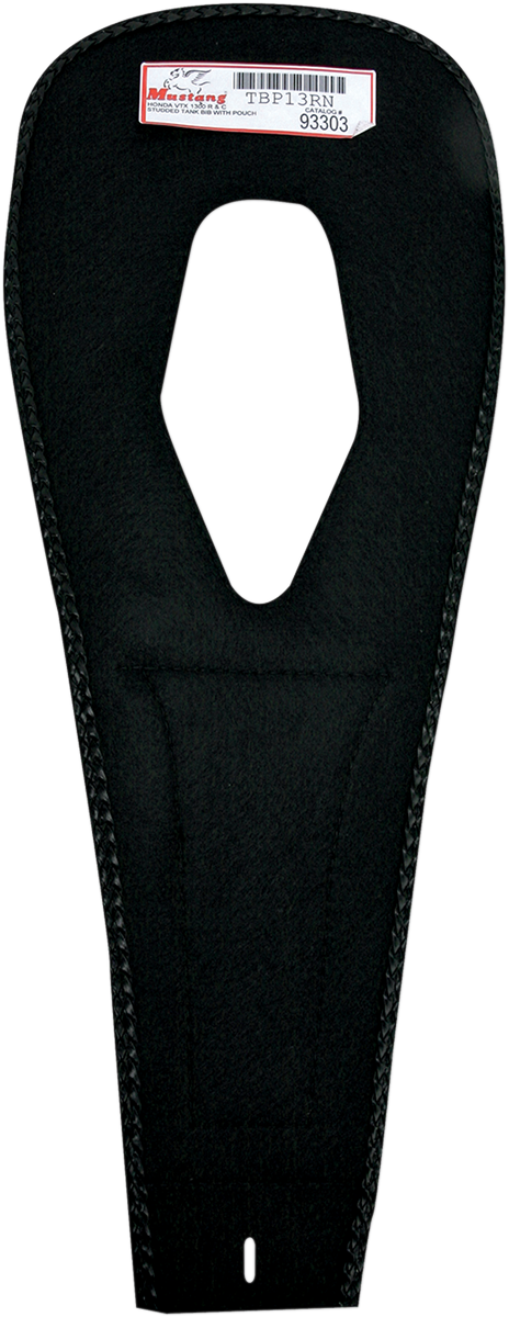 MUSTANG Pouch Tank Bib - Studded - Black - Honda 93303