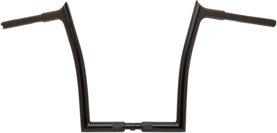 FAT BAGGERS INC. 1-1/4" EZ Install Pointed Top Handlebar - 14" - Black 908014-B