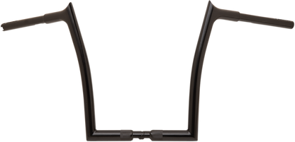 FAT BAGGERS INC. 1-1/4" EZ Install Pointed Top Handlebar - 14" - Black 908014-B