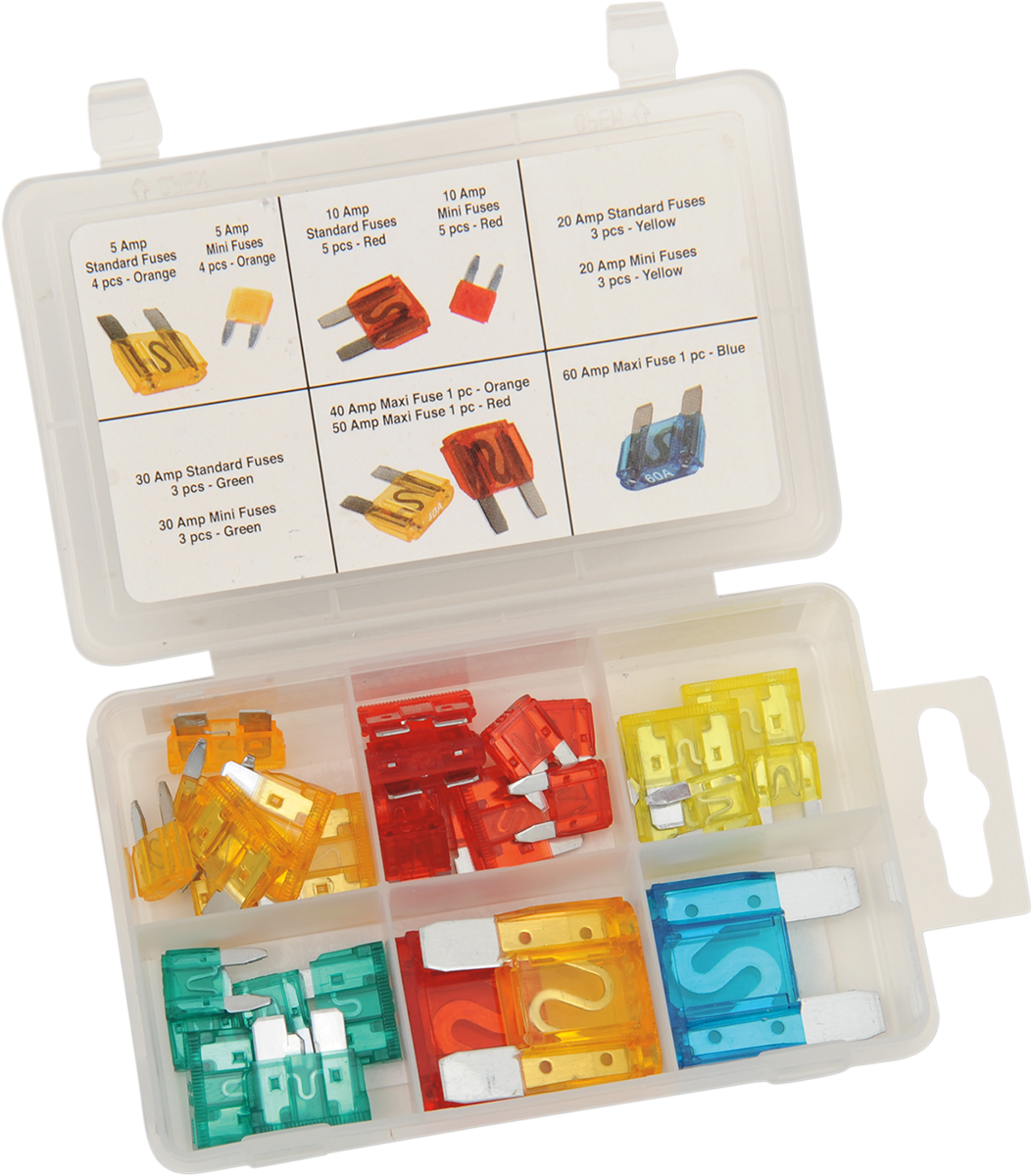 PERFORMANCE TOOL Fuse Assortment - Master - 33 Pack W5370