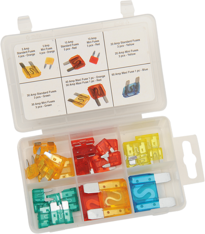 PERFORMANCE TOOL Fuse Assortment - Master - 33 Pack W5370