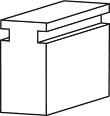 GARLAND Tunnel Wear Strip - Ski-Doo 04B-55500-00-01
