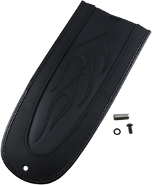 DRAG SPECIALTIES SEATS Fender Skin - Flame Stitched Automotive-Grade Vinyl Center 1405-0149