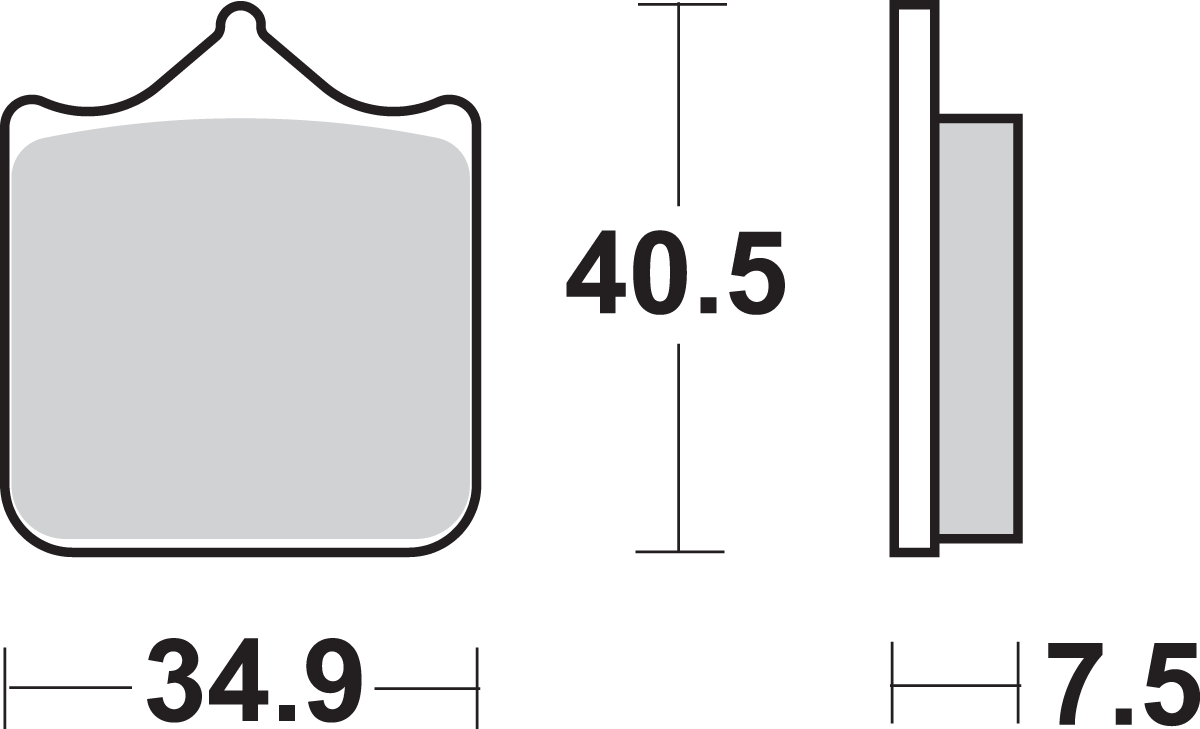 SBS HS Brake Pads - KTM/Husqvarna - 762HS 762HS