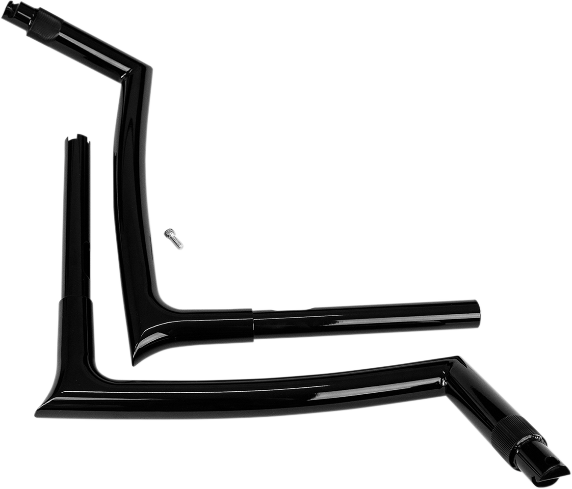 FAT BAGGERS INC. 1-1/4" EZ Install Pointed Top Handlebar - 16" - Black 908016-B