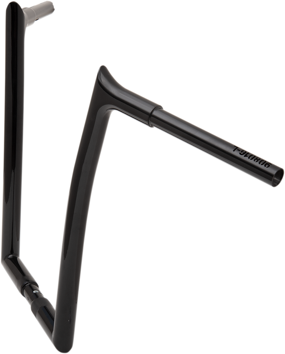 FAT BAGGERS INC. 1-1/4" EZ Install Pointed Top Handlebar - 16" - Black 908016-B