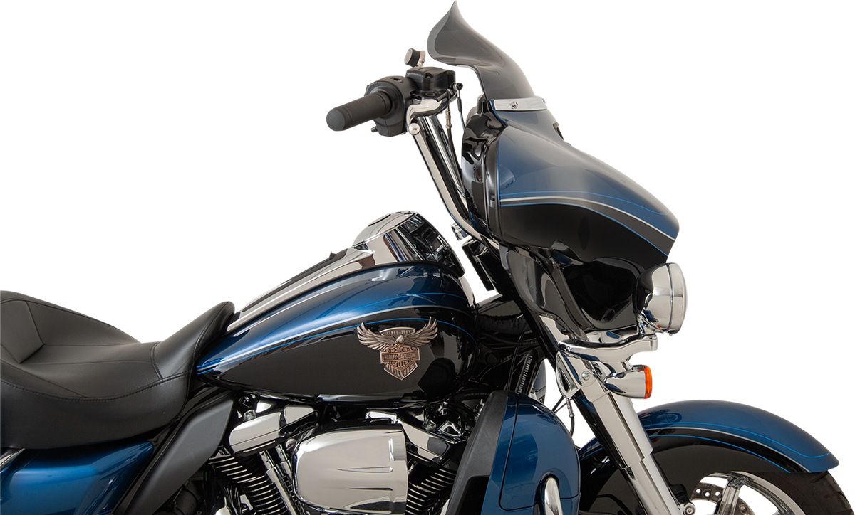 KLOCK WERKS Flare™ Windshield - 8-1/2" - Dark - Smoke - FLH KWW-01-0210-2014