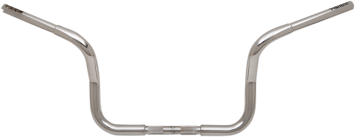 FAT BAGGERS INC. 1-1/4" EZ Install Round Top Handlebar - 10" - Chrome 903010