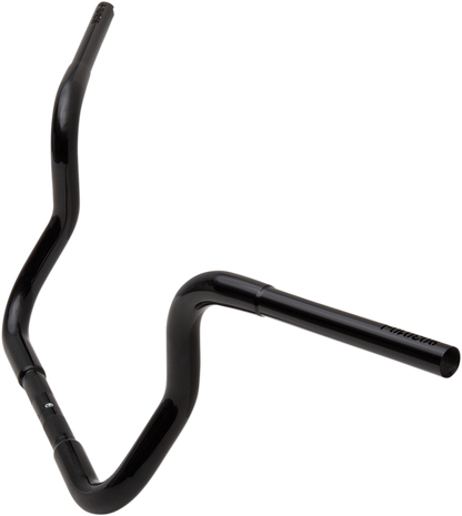 FAT BAGGERS INC. 1-1/4" EZ Install Round Top Handlebar - 10" - Black 903010-B