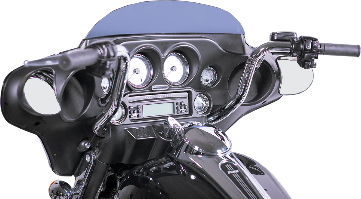 FAT BAGGERS INC. 1-1/4" EZ Install Round Top Handlebar - 12" - Chrome 903012
