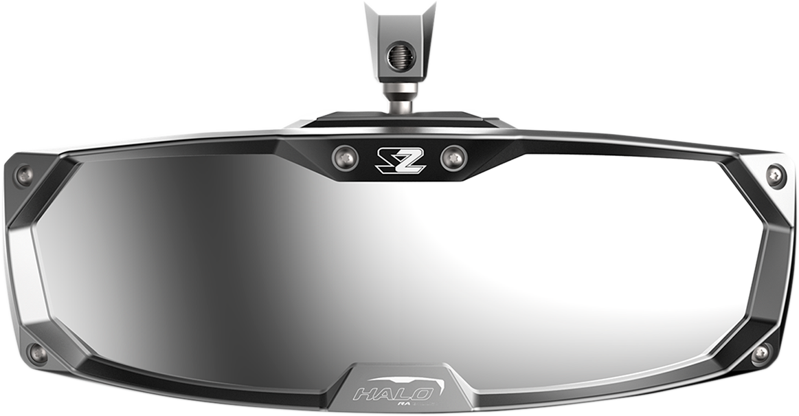 SEIZMIK Mirror - Halo R - Rear View - Rectangle - Silver - 2" - Honda/Kawasaki 56-18012