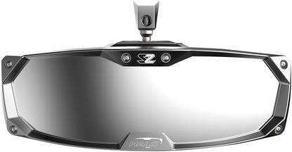 SEIZMIK Mirror - Halo R - Rear View - Rectangle - Silver - 2" - Honda/Kawasaki 56-18012