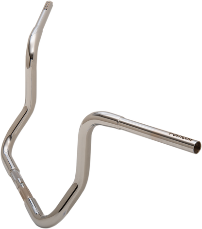 FAT BAGGERS INC. 1-1/4" EZ Install Round Top Handlebar - 12" - Chrome 903012
