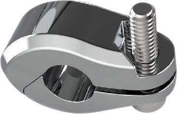 CIRO Flagpole Mount - for 1/2" Tube - Chrome 70606