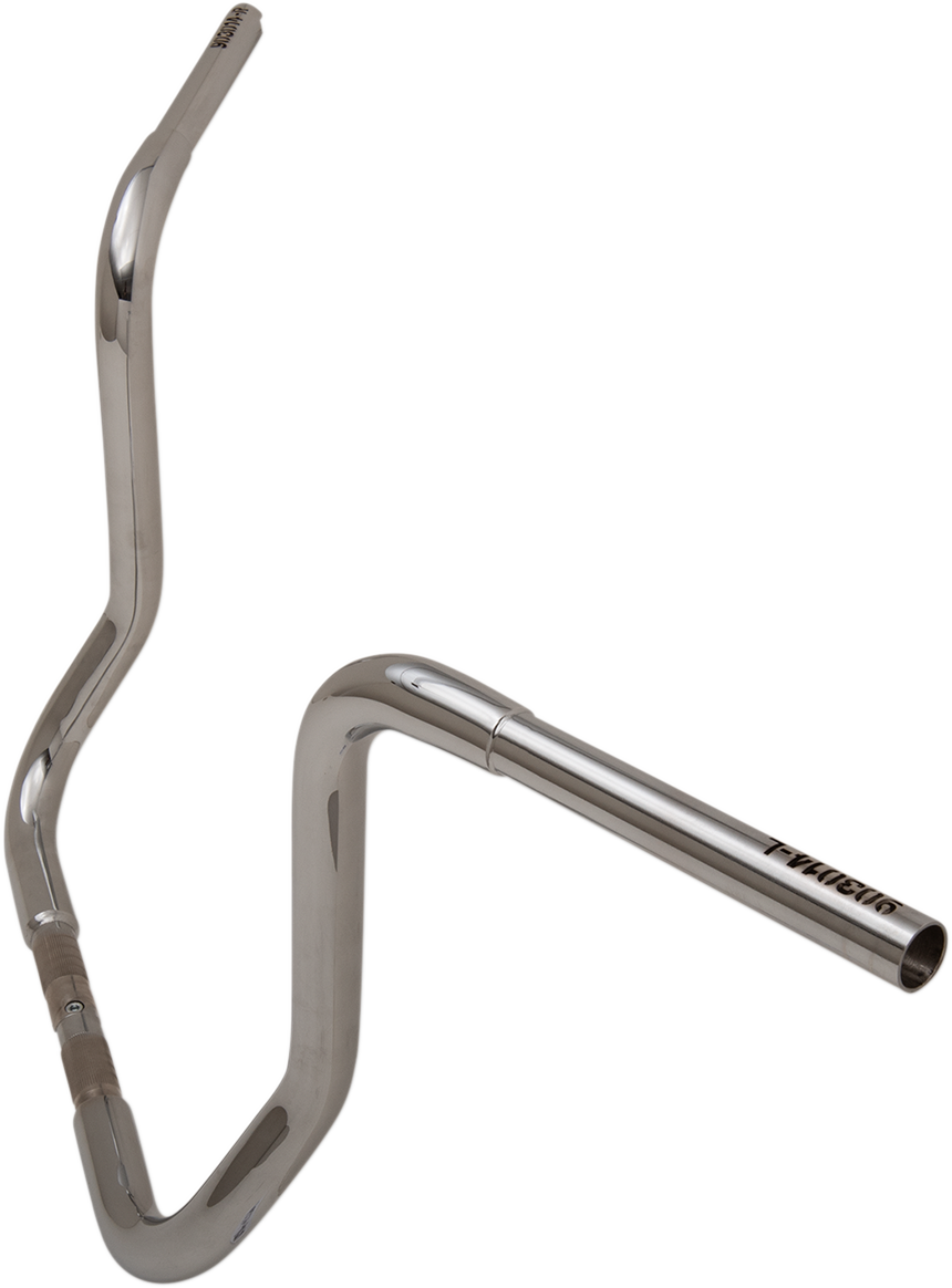 FAT BAGGERS INC. 1-1/4" EZ Install Round Top Handlebar - 14" - Chrome 903014