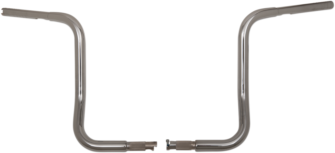 FAT BAGGERS INC. 1-1/4" EZ Install Round Top Handlebar - 14" - Chrome 903014