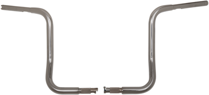 FAT BAGGERS INC. 1-1/4" EZ Install Round Top Handlebar - 14" - Chrome 903014