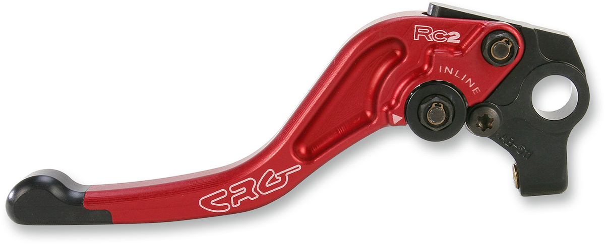 CRG RC2 Shorty Brake Lever - Red 2AB-511B-H-R