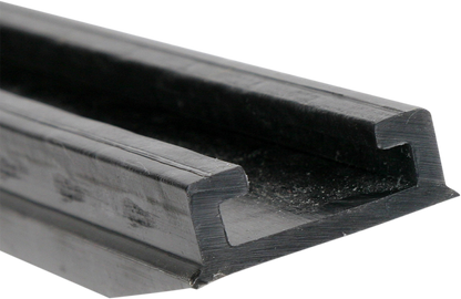 GARLAND Black Replacement Slide - UHMW - Profile 25 - Length 56.89" - Yamaha 25-5689-3-01-01