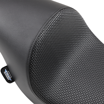 DRAG SPECIALTIES SEATS 3/4 Solo Seat - Low - Basketweave - FXD/FLD '06-'17 0803-0545