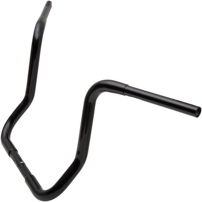 FAT BAGGERS INC. 1-1/4" EZ Install Round Top Handlebar - 14" - Black 903014-B