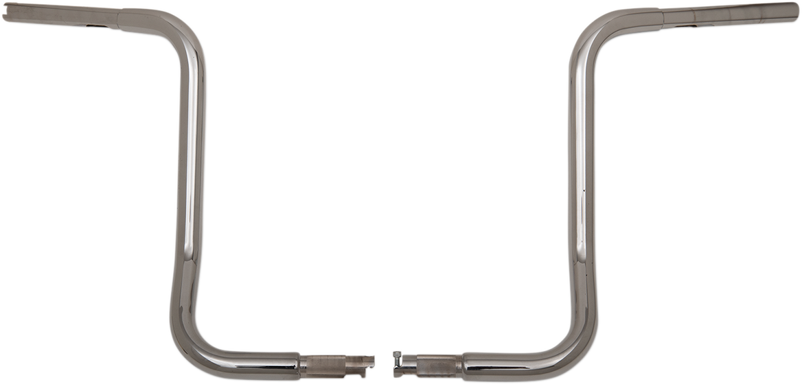 FAT BAGGERS INC. 1-1/4" EZ Install Round Top Handlebar - 16" - Chrome 903016