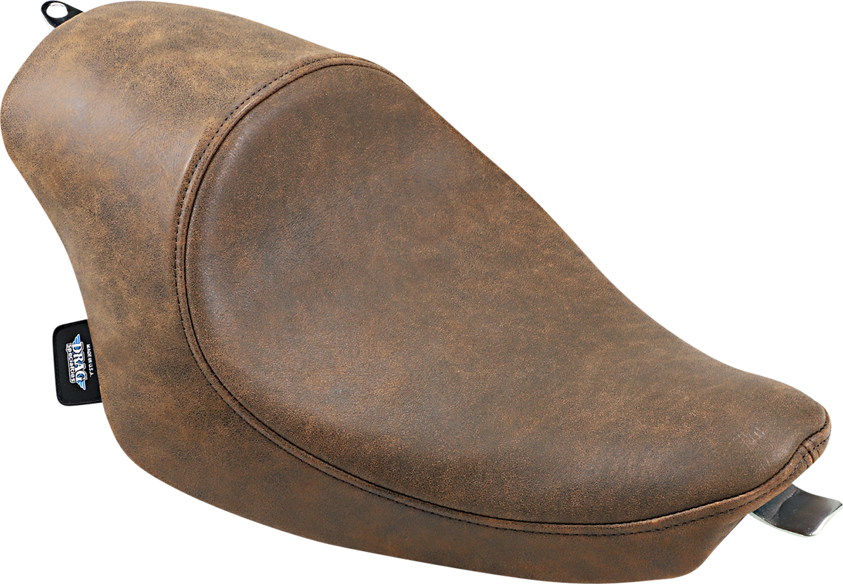 DRAG SPECIALTIES SEATS 3/4 Solo Seat - Brown - Distressed - XL '04-'22 0804-0747