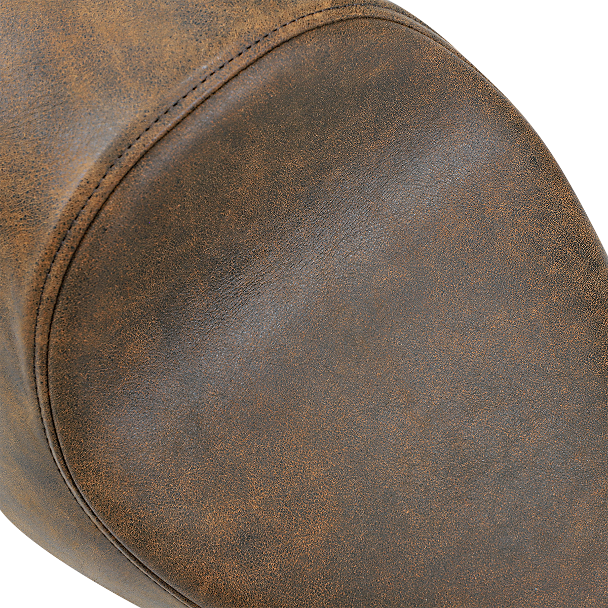 DRAG SPECIALTIES SEATS 3/4 Solo Seat - Brown - Distressed - XL '04-'22 0804-0747