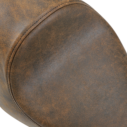 DRAG SPECIALTIES SEATS 3/4 Solo Seat - Brown - Distressed - XL '04-'22 0804-0747