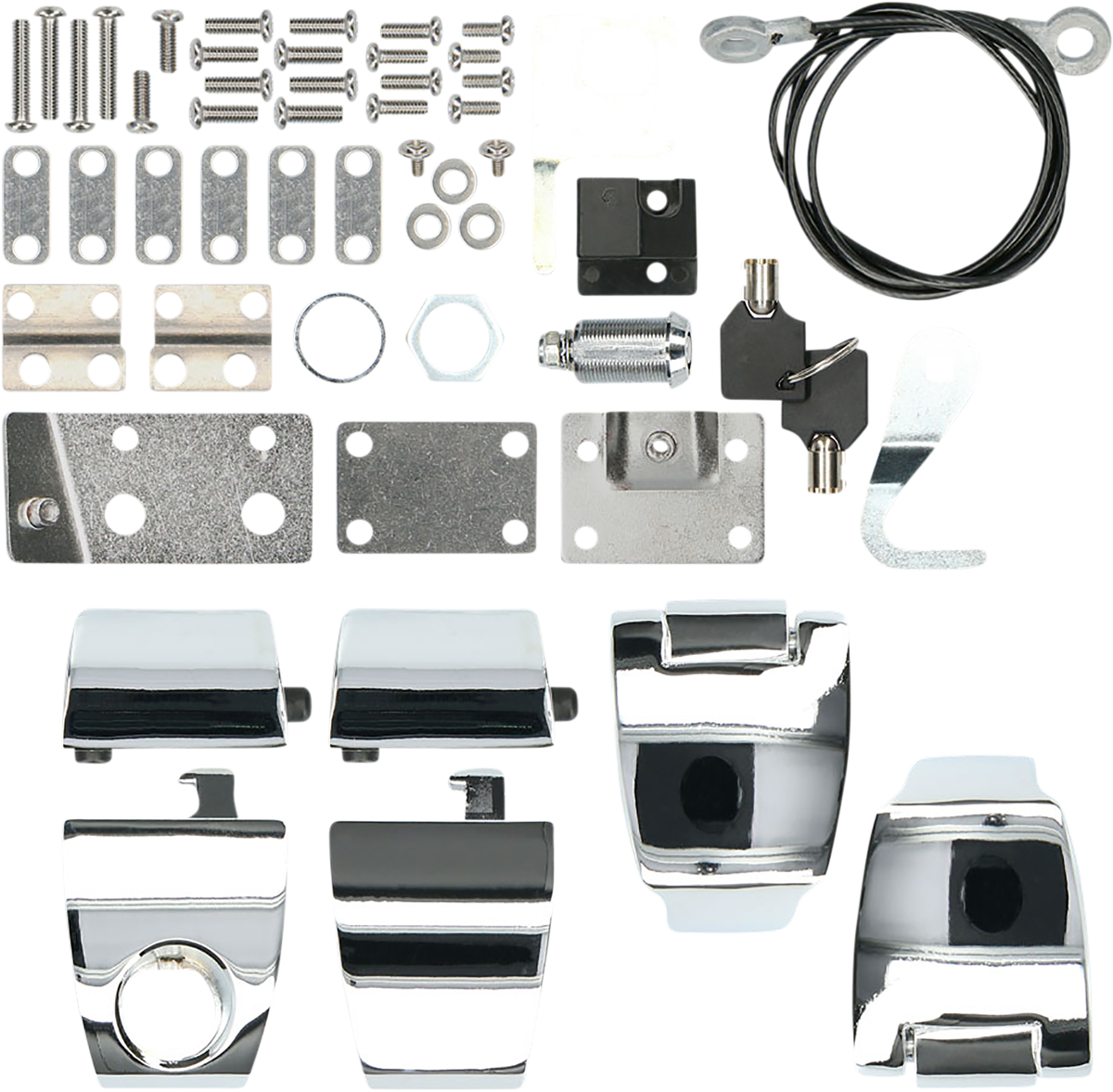 SADDLE TRAMP Latch Kit with Hardware - FL/FX BC-TPHK